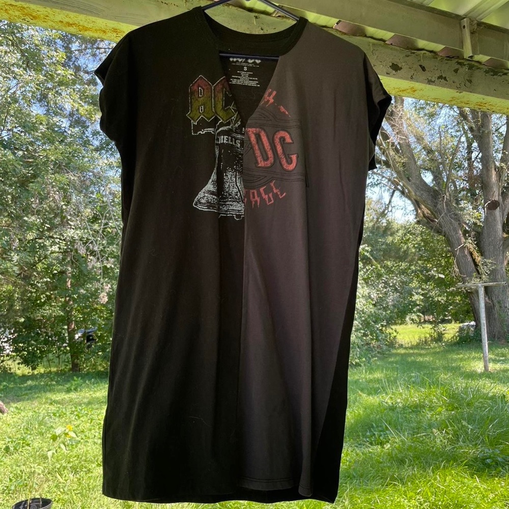 AC/DC T-Shirt style Dress